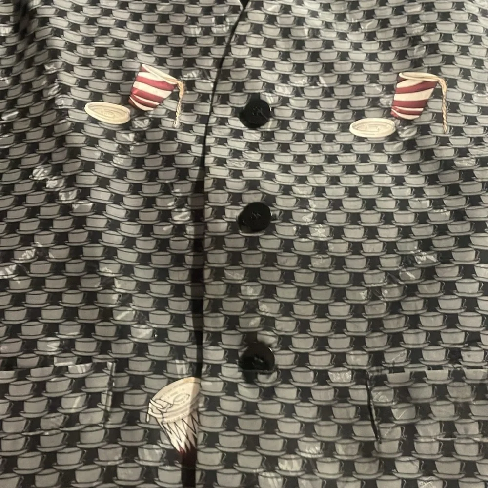 Nicole Miller - Silk Vest - Coffe cup print - Picture 5 of 6